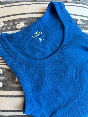 Hollister Electric Blue Ribbed Tank